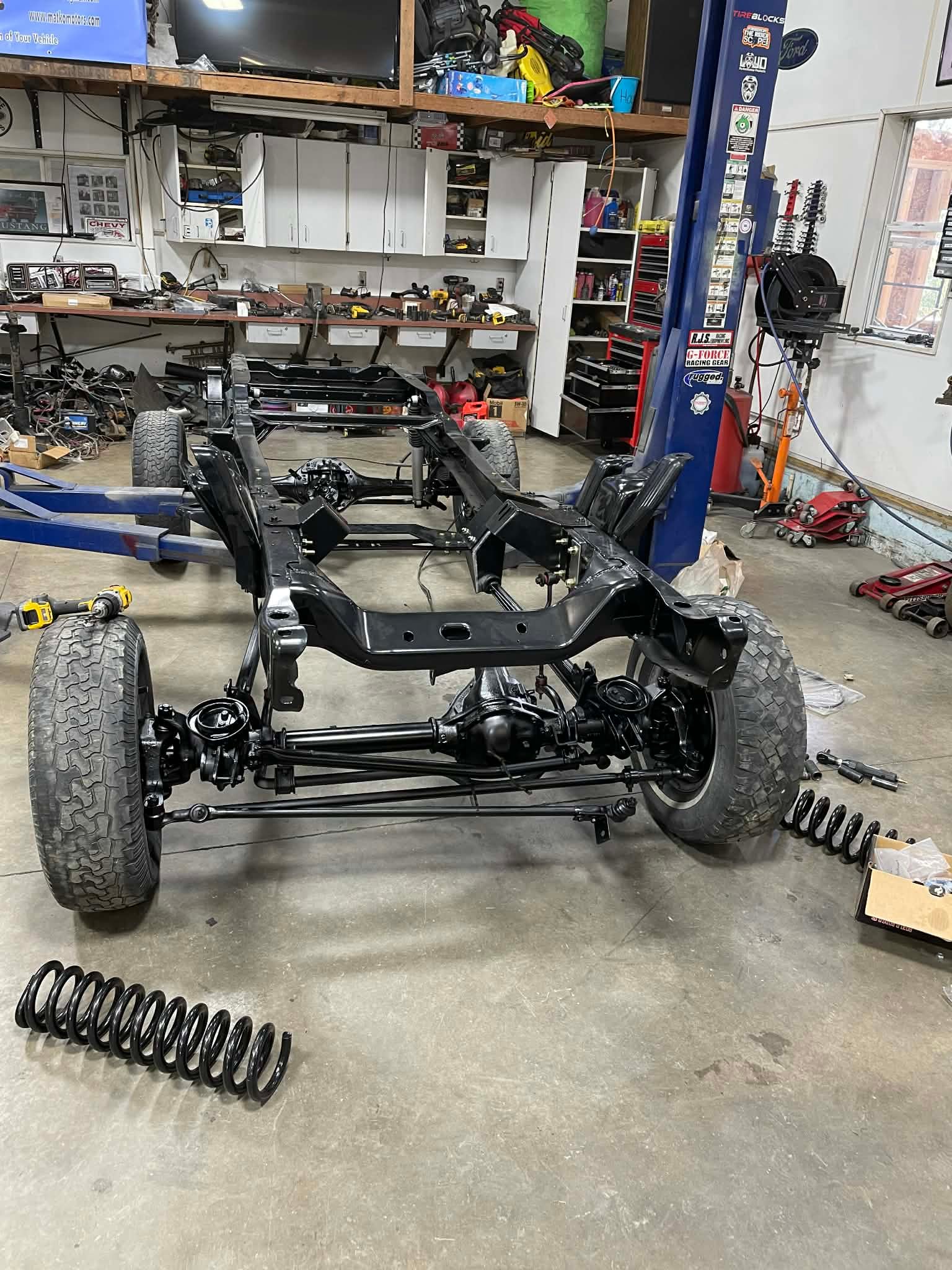 Ford chassis preparation