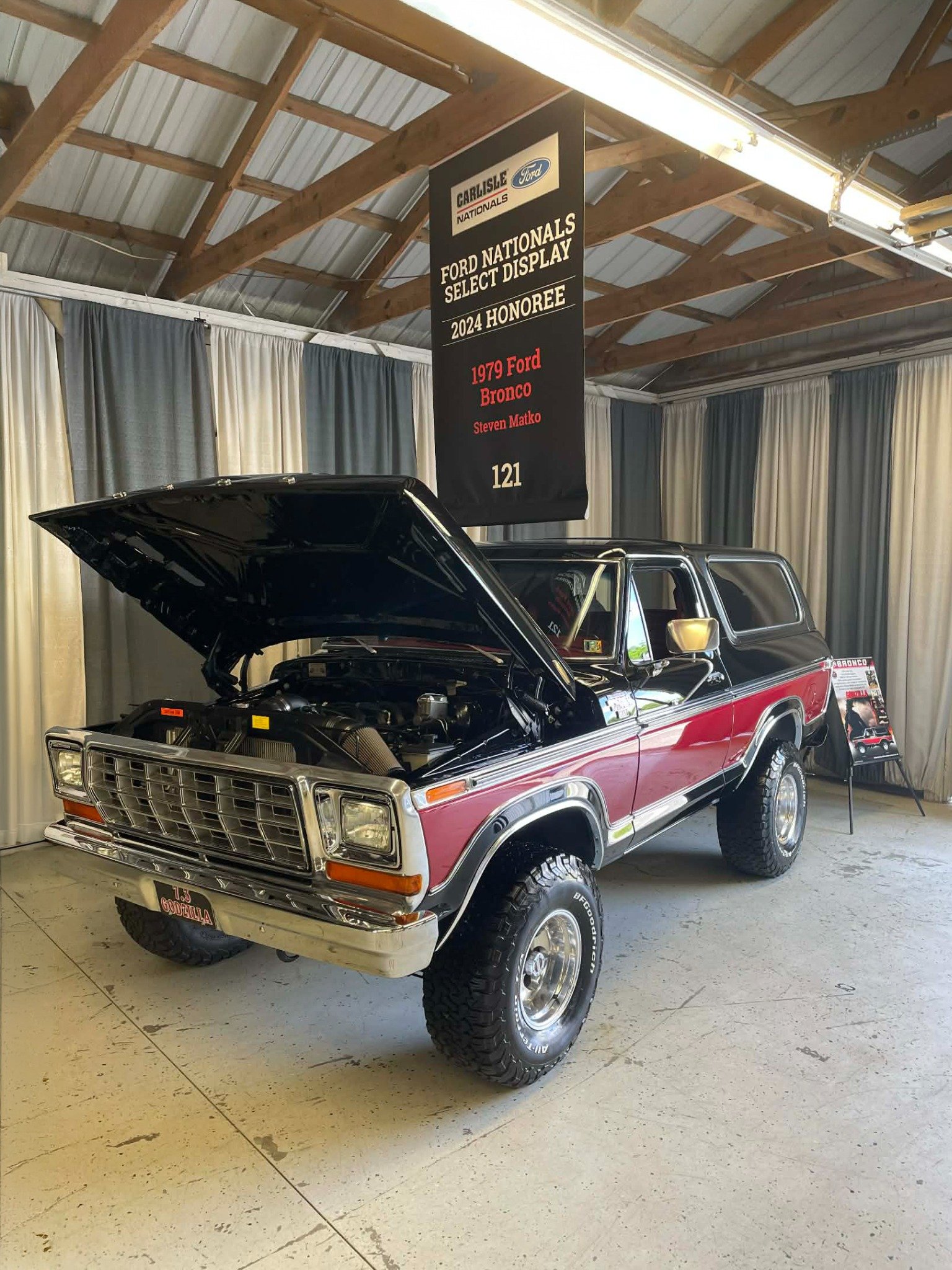 Steven Matko's 1979 Ford Bronco at the 2024 Carlisle Ford Nationals Select Display